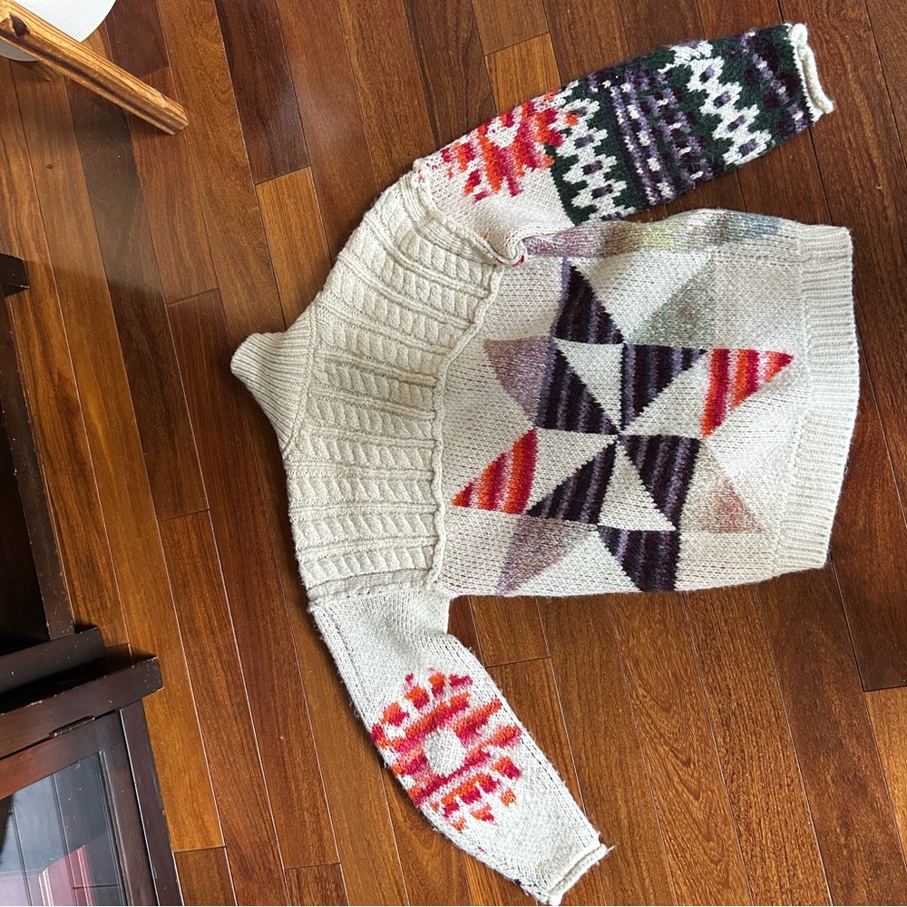 Kimchi Blue Ivory Cable Knit Cardigan - Picture 5 of 5